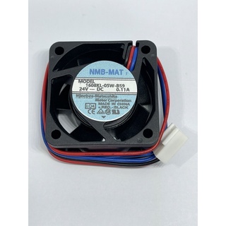 1608KL-05W-B59 24VDC 0.11A  40*40*20MM 3สาย พัดลมเครื่องFANUC งานแท้ มีสายเซ็นเซอร์