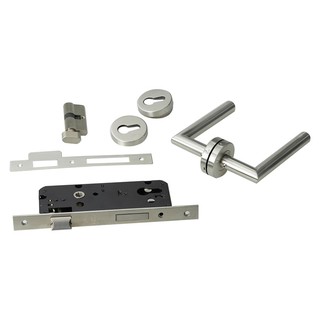 มือจับ VECO LH1032 สีสเตนเลส MORTISE LOCK VECO LH1032 SS