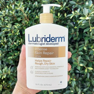 ลูบริเดิร์ม โลชั่น สำหรับผิวแห้งกร้าน Intense Skin Repair Lotion Helps Repair Rough Dry Skin 473 ml (Lubriderm®)