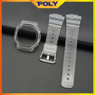 [Poly] สายนาฬิกาข้อมือ แบบใส สําหรับ Bnb Ga2100 Tali Ga2100 Casio G Shock Ga2100 Bezel Tali Jam Ga2100 Tali Tmj Bnb Tmj