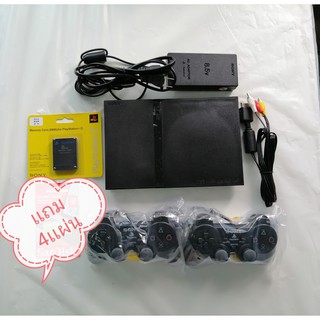 Ps2​ 70006มือ2​ (+2จอย4​เ​เผ​่​นเซ​ฟ​1​ครบชุด​พร้อม​เล่น​อุปกรณ์​ใหม่​ทุก​ชิ้น​จร้า)​พร้อม​ส่ง​จร้า