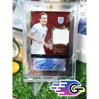 การ์ดนักฟุตบอล 2015-16 Harry Kane Panini Select /165 Auto Jersey Patch (แถม mag) (เซ็น+ชิ้นส่วนเสื้อ+รัน)