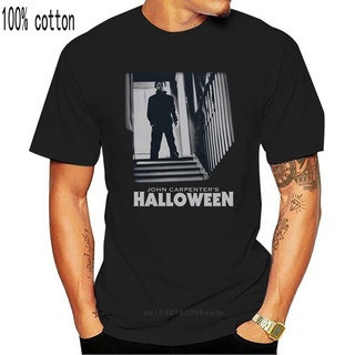 เสื้อยืด พิมพ์ลาย Michael Myers Stairs Pour Homme สําหรับผู้ชาย