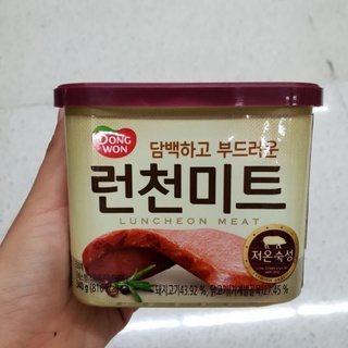 ลันซ์เชี่ยน แฮมเกาหลี หมูและไก่บดปรุงรส Dong Won Luncheon Meat 340g.