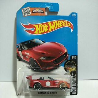 รถเหล็ก Hot wheels 15 MAZDA MX-5 MIATA (lb21)