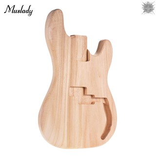 อุปกรณ์กีต้าร์ไฟฟ้า muslady PB-T 02 unfinished Electric Guitar Body sycamore