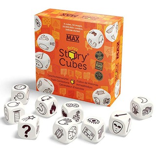 Rory"s Story Cubes: Max Orange บอร์ดเกม คู่มือภาษาอังกฤษ (Boardgame บอร์ดเกม การ์ดเกม เกม)