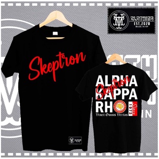 Tee เสื้อยืด / 2022SkeptronAlpha Kappa Rho เสื้อเชิ้ต Frat ระเหิดเต็มรูปแบบ (Skeptron)! จอมวี B.U