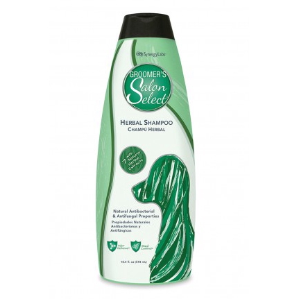 แชมพูสุนัข SynergyLabs Groomer's Salon Select สูตร Herbal สมุนไพรลดผื่นคัน เชื้อรา แบคทีเรีย (544ml.)