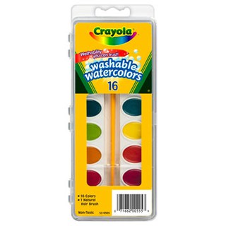 Crayola- สีน้ำ 16 สีพร้อมพู่กัน