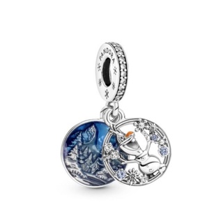 (พร้อมส่ง)*New*Pandora Disney Olaf sterling silver dangle