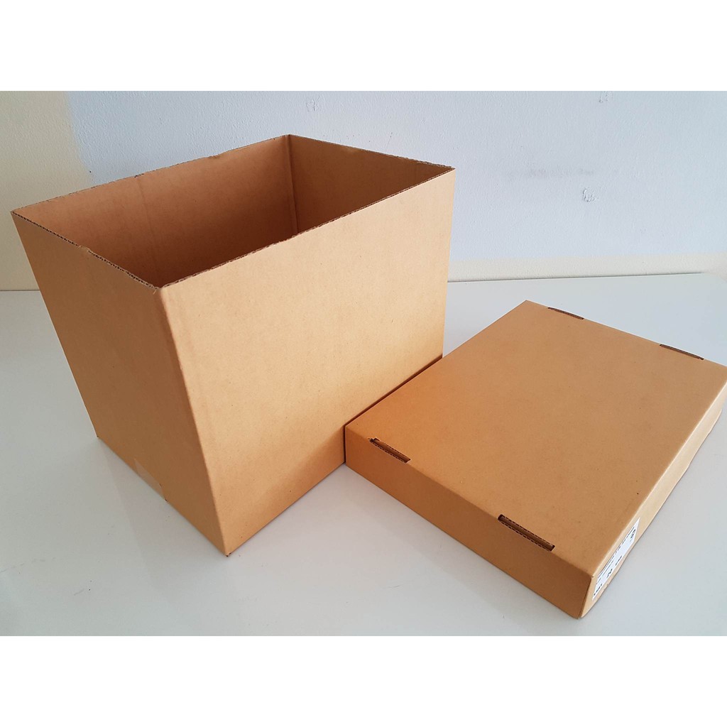 กล่องกระดาษมีฝาปิด ขนาด A4 (กระดาษลูกฟูกสีน้ำตาล)