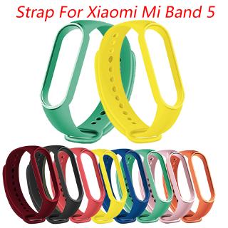 สายนาฬิกาซิลิโคน แแบเปลี่ยน สําหรับ Xiaomi Mi Band 5 Tup Mi 5