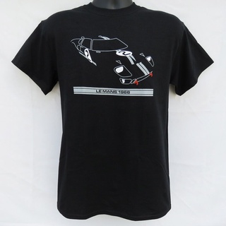 เสื้อยืด พิมพ์ลาย 1966 Le 24 hours winning Ford Gt40 Mark Ii Bruce Mclaren 50 สําหรับผู้ชาย