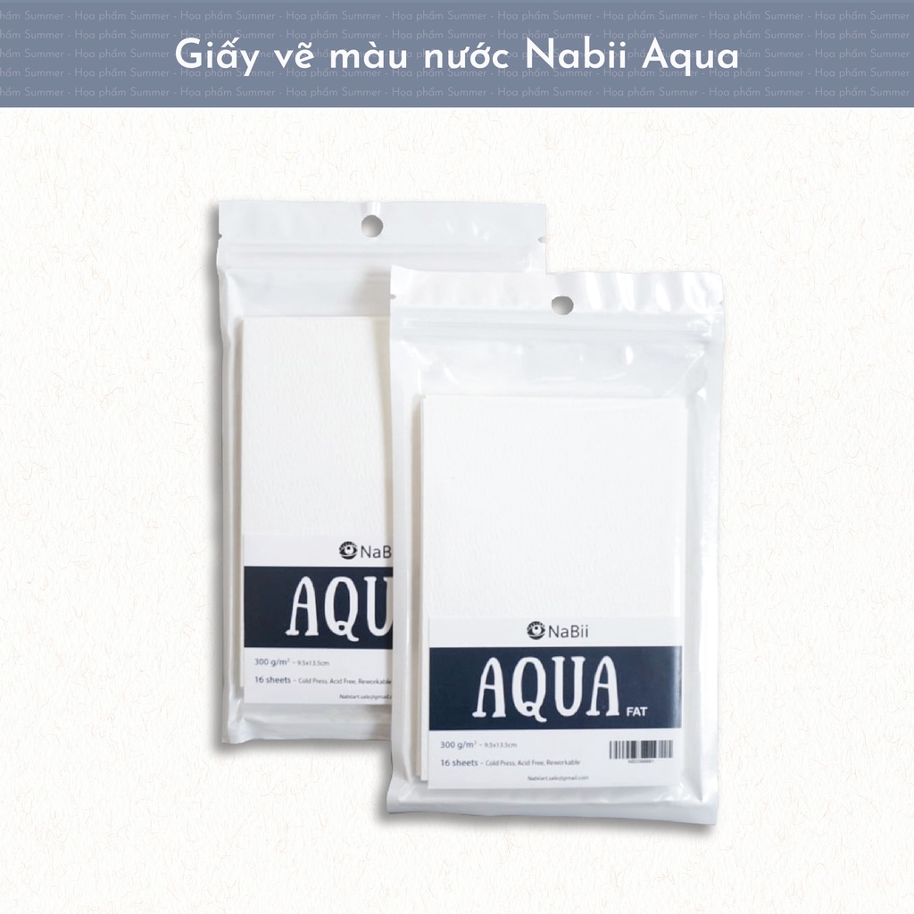 Nabii Aqua Fat กระดาษสีน ้ ํา 16 แผ ่ น 300GB