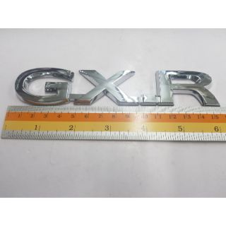 Logo G.X.R งานพลาสติก 15.5 × 3 cm