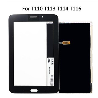 แผงหน้าจอสัมผัส LCD สําหรับ SAMSUNG GALAXY TAB 3 T110 T113 T116 T114