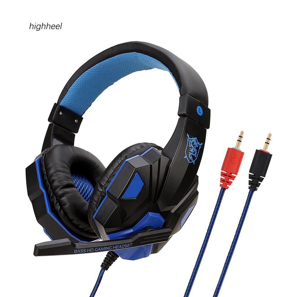 HHELSoyto SY830MV Stereo Gaming Headset Volume Control Headphone with ...