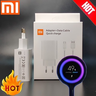 Original Xiaomi อะแดปเตอร์ชาร์จแบบด่วน 27W Original Eu Qc 4.0 Usb Type C เหมาะสําหรับ Mi 9 9T Pro K20 Pro Mi Note 10 Lite