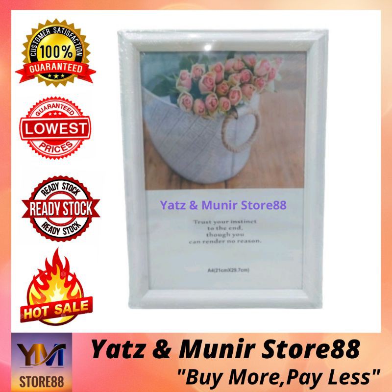Photo A4/Frame Photo A4/Certificate Frame A4 / กรอบรูป A4/ กรอบ Gambar Sijil A4 ️a