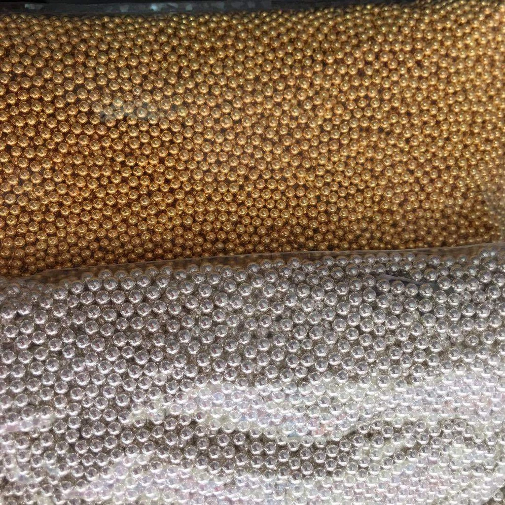 ลูกปัดสีเงินสีทองถุงละครึ่งกิโลกรัม ,4m. และ5m. 6m.8mสีสวย คุณภาพดี