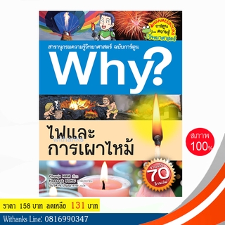 หนังสือ Why? ไฟและการเผาไหม้ (ฉบับการ์ตูน) โดย Chunja NAM เขียน / วันวิสาข์ แปล (หนังสือใหม่)