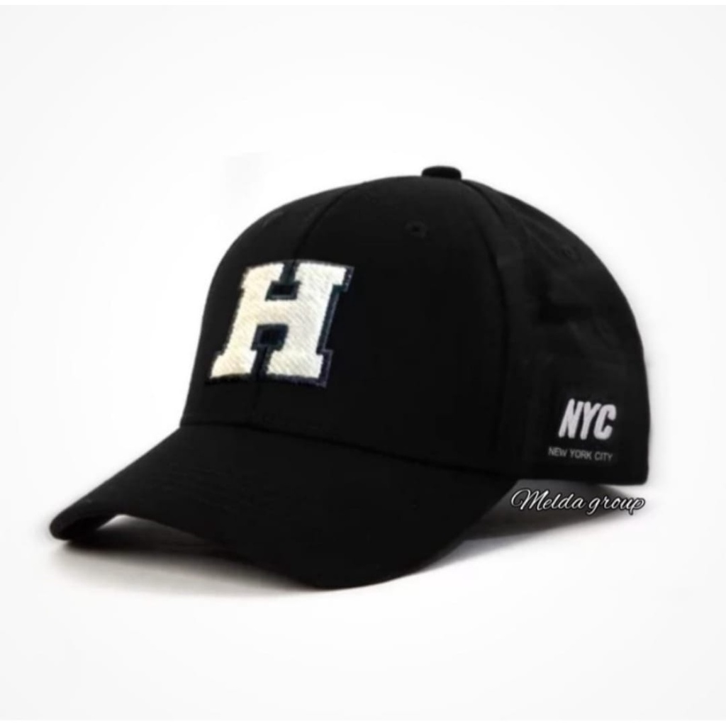 Distro MEN& 39;S HAT / H LOGO EMBROIDERED HAT / BASEBALL HAT / สามารถ PAY ON THE PLACE