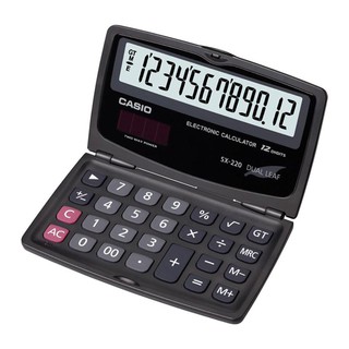 เครื่องคิดเลข สีดำ คาสิโอ SX-220 Casio Black Calculator SX-220