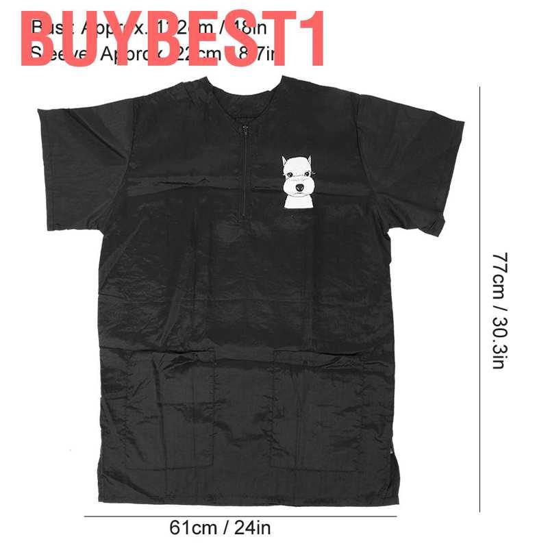 Buybest1 ผ้าคลุมตัดผม กันน้ํา ตามช่างทำผม รูปที่ 3