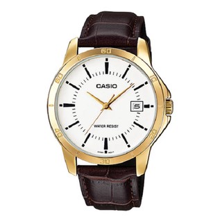 Casio Standard นาฬิกาข้อมือสุภาพบุรุษ รุ่น MTP-V004GL-7AUDF -
สีน้ำตาล