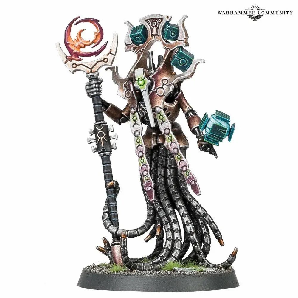 Z0267 Warhammer 40k Space Dead Time Warcraft CHRONOMANCER เรซิ่นรุ่น Board Original Casting Space Wa