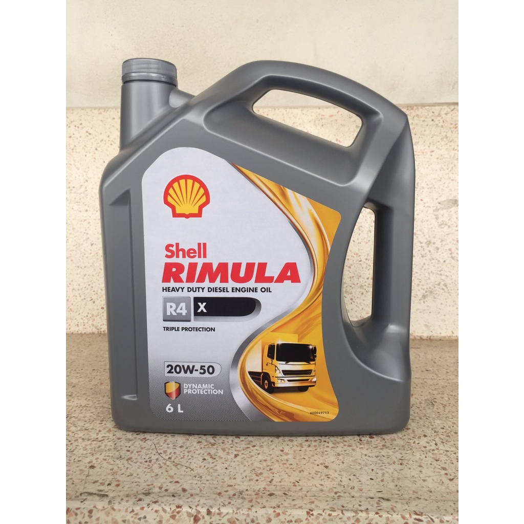 Shell Rimula R4X15W-40 & 20W-50 ขนาด6ลิตร,7ลิตร ,8ลิตร เกรดAPI:CI-4 น้ำมันเครื่องดีเซล Diesel Engine Oil Shell RimulaR4X - รูปที่ 3
