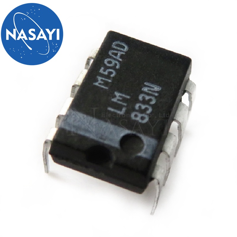 10 ชิ ้ น LM833N DIP8 LM833 DIP IC ในสต ็ อก