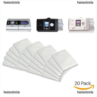 Fantastictrip 20 ชิ้น S9 / S10 cpap ตัวกรองทดแทน แบบใช้แล้วทิ้ง สําหรับ resmed