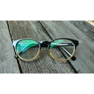 Warby Parker Percey Eye-Glasses -Gra&amp;Black Marble Frame size 48 20 140 mm กรอบแว่นของแท้มือสอง ทรงสวยๆ กรอบลายหินอ่อนดำเ