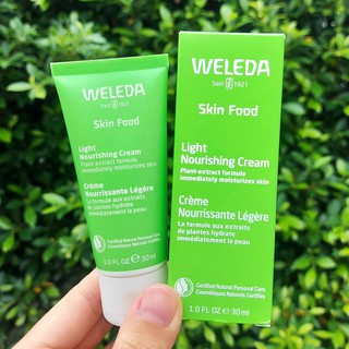 ครีมบำรุงผิวสำหรับผิวแห้งและหยาบกร้าน Skin Food Light Nourishing Cream 30 mL - Weleda