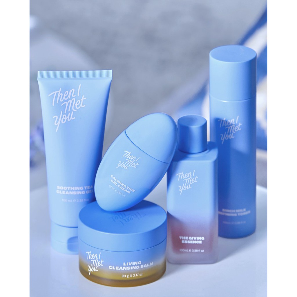 soothing tea cleansing gel then i met you