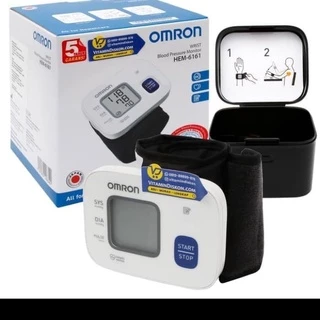 Omron เครื่องวัดความดัน ข้อมือ รุ่น HEM-6161 (ของแท้ รับประกันศูนย์ 5 ปี) ออมรอน