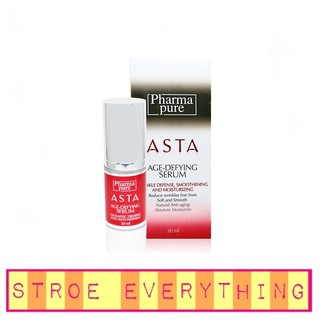 PharmaPure ASTA Age Defying Serum ซีรั่มบำรุงผิวหน้า และรอบดวงตาจากแอสตาแซนธินเข้มข้น ลดเลือนริ้วรอย ให้ผิวฟู ยกกระชับ