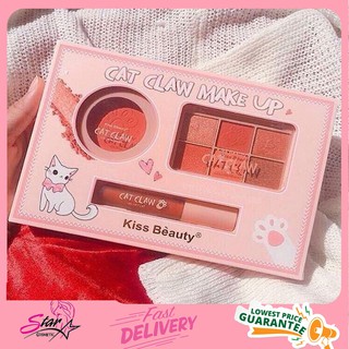 เซต Kiss beauty cat claw make up