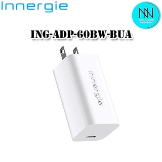 Innergie 60W USB-C Laptop Power Adapter Foldable Plug White (ING-ADP-60BW BUA)