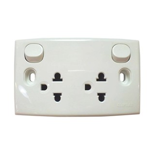 เต้ารับคู่ SCHNEIDER E25UES DOUBLE SOCKETS SCHNEIDER E25UES