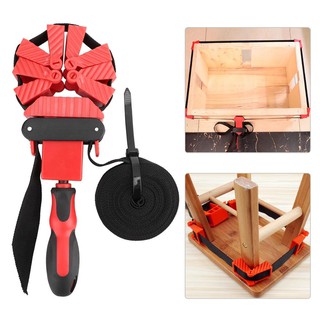 แคลมป์เข้ามุมชิ้นงานแบบสายรัด แคล้มป์เข้ามุมแบบสายรัด 4 / 6 / 10 เมตร Multi-functional Woodworking Belt Clamp