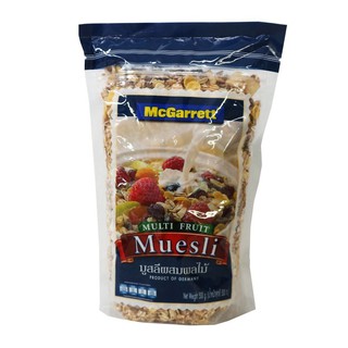 Mcgarrett Multi Fruit Muesli 500g  แมคการ์เร็ตมัลติฟรุตมูสลี่ 500 กรัม