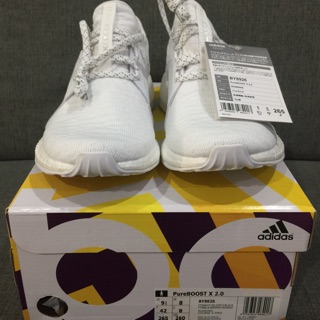 รองเท้า Adidas Pure Boost X 2.0 Size US 9 ของแท้จากญี่ปุ่น มือหนึ่ง ป้ายห้อยค่ะ