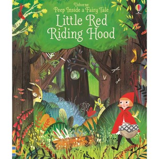 หนังสือนิทานภาษาอังกฤษ Peep inside a Fairy Tale Little Red Riding Hood (Board book)