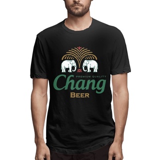 เสื้อยืดที่คุณต้องการเสื้อยืดคอกลม แขนสั้น พิมพ์ลาย Chang Beer Thaibev Thai Cuisine Brewery Songkran แฟชั่นสําหรับผู้ชาย