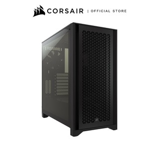 CORSAIR CASE 4000D Tempered Glass Mid-Tower ATX Case — Black