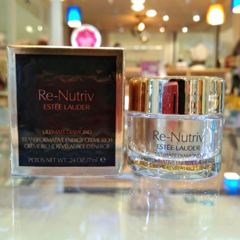 Estee Lauder Re-Nutriv Ultimate Diamond Transformative Energy Rich Crème 7  ml | Shopee Thailand