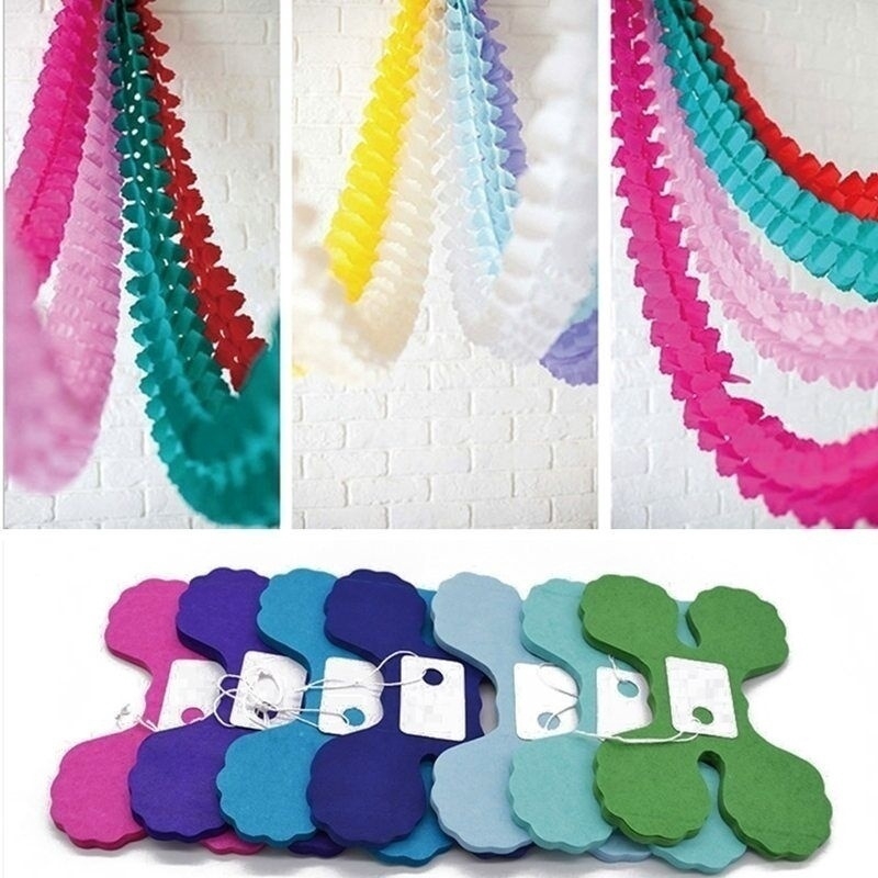 ตกแต่งบ้าน ให้น่าอยู่ (คลังสินค้าพร้อม) 3m Four Leaf Clover กระดาษ Garlands งานแต่งงานตกแต่งบ้านงานแต่งงานที่สวยงาม Baby Shower วันเกิดเทศกาลตกแต่งสวน ราคาถูก